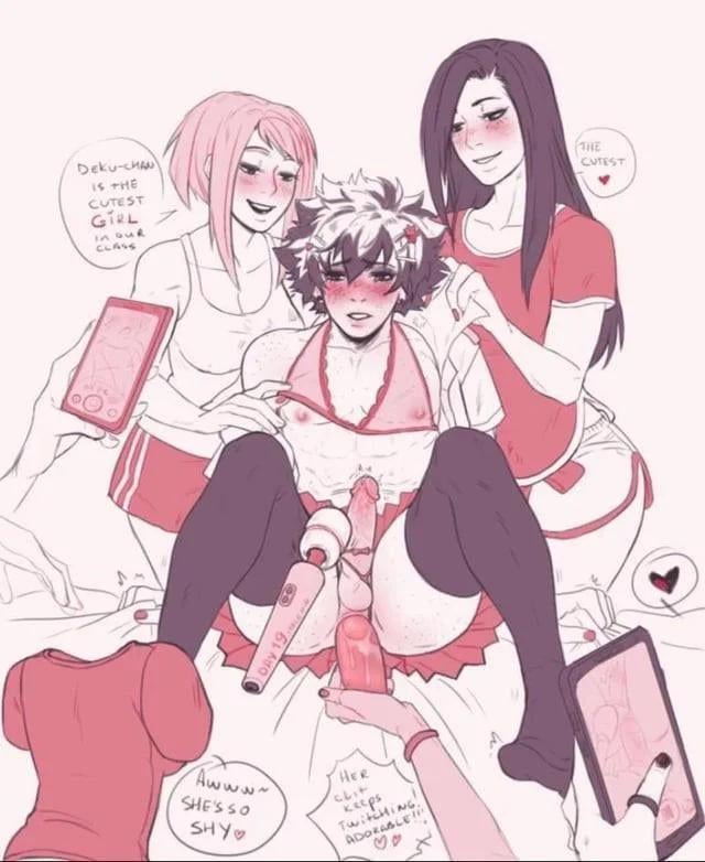 before sex, female, femboy, femdom, male, multiple females, multiple girls, tagme, teasing, twink