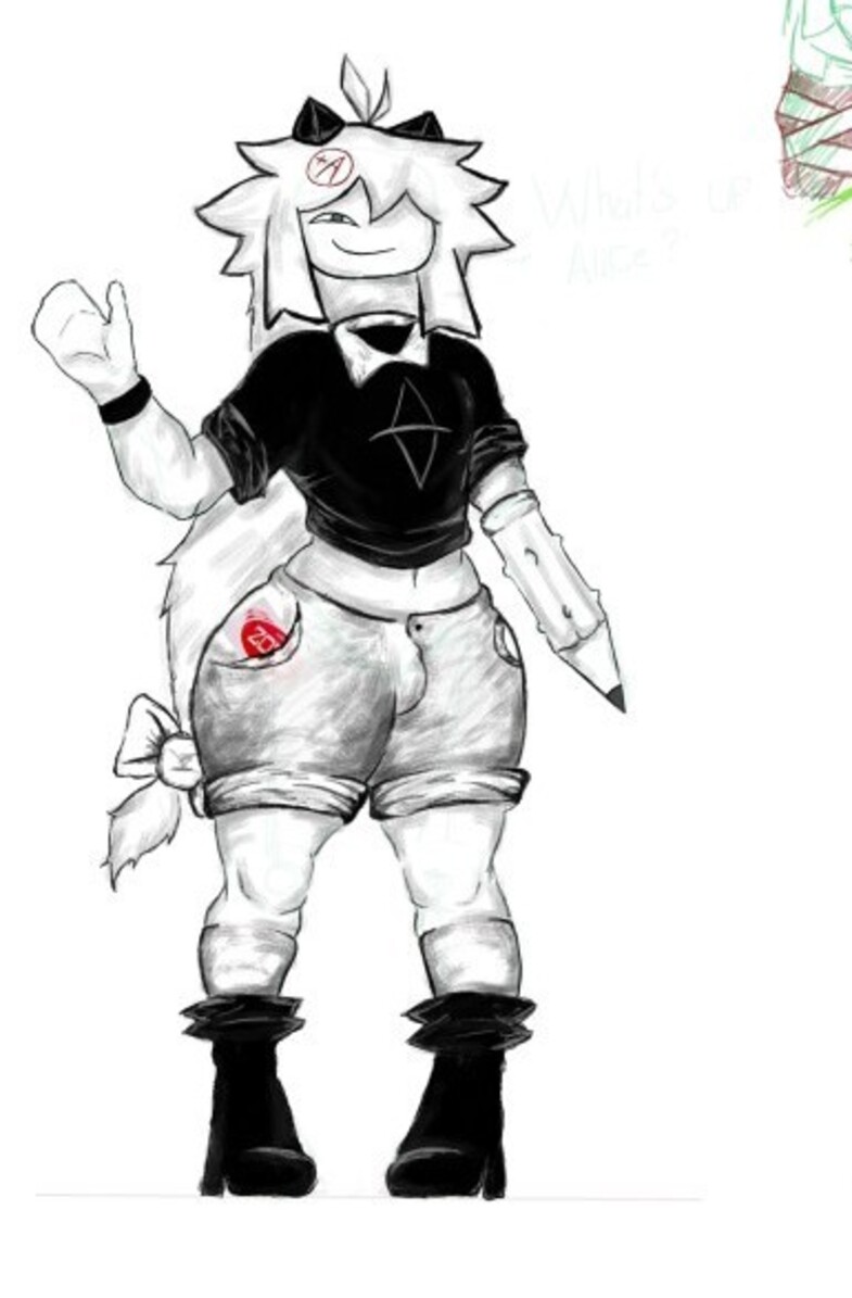 1boy, ass, big ass, el godoned78 xd, femboy, fundamental paper education, happy, male, oliver (fundamental paper education), only male, penis, small penis, solo
