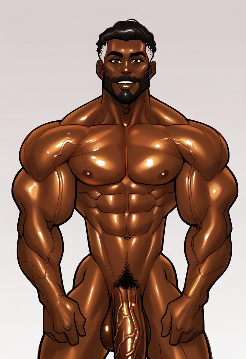 1boy abs ai_generated athletic_male balls beard big_arms big_muscles big_pecs big_penis black_hair brown_eyes bulging_biceps civitai completely_naked completely_nude completely_nude_male daddy dark-skinned_male dark_skin erection eye_contact facial_hair fit fit_male girthy_penis green_hair hazel_eyes huge_cock huge_muscles human hunk looking_at_viewer male male_only massive_cock massive_penis muscular_male naked naked_male nude nude_male oc original_character penis pubic_hair self_upload smile smile_at_viewer smiling smiling_at_viewer solo solo_focus solo_male straight valyrianprince11 veins veins_on_dick veiny_muscles veiny_penis