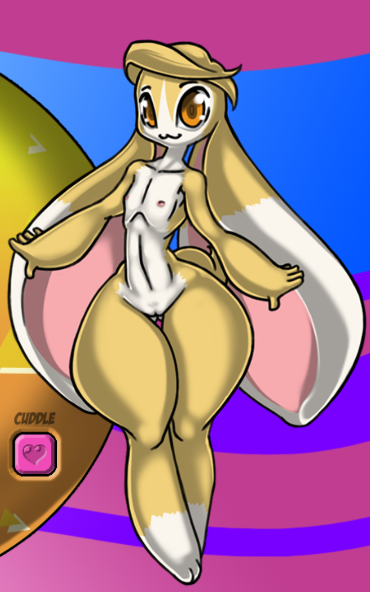 anthro bunny_girl bunnygotchi do!_games flat_chest furry japanese_bunny pillow_shading