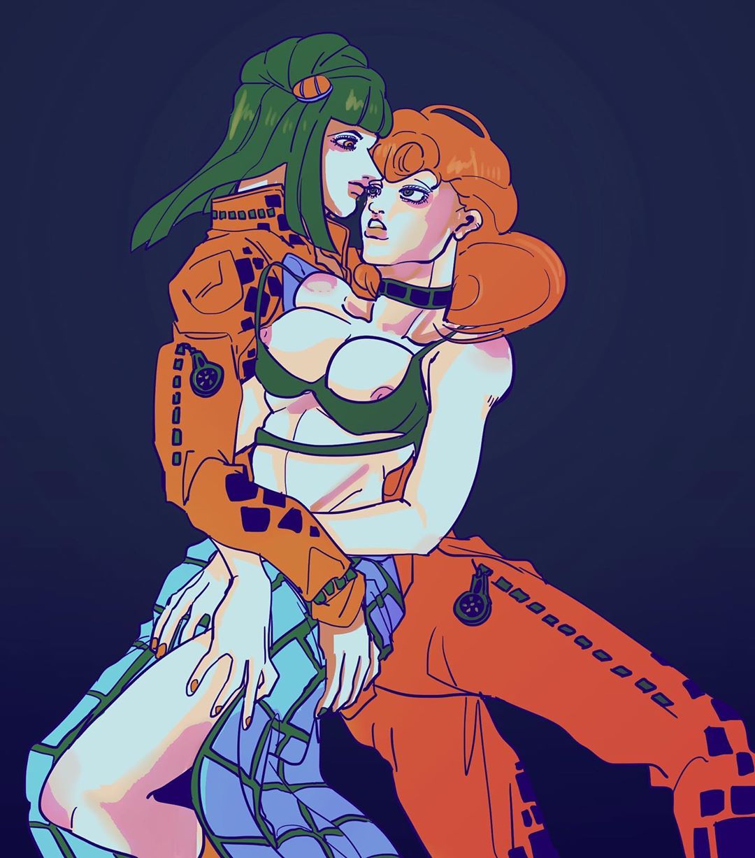 bruno_buccellati jojo's_bizarre_adventure trish_una vento_aureo