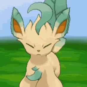 big_breasts breasts busty_feral female image_manipulation leafeon nintendo pokemon pokemon_(species) pokemon_dppt raven30_(editor) screenshot_edit solo