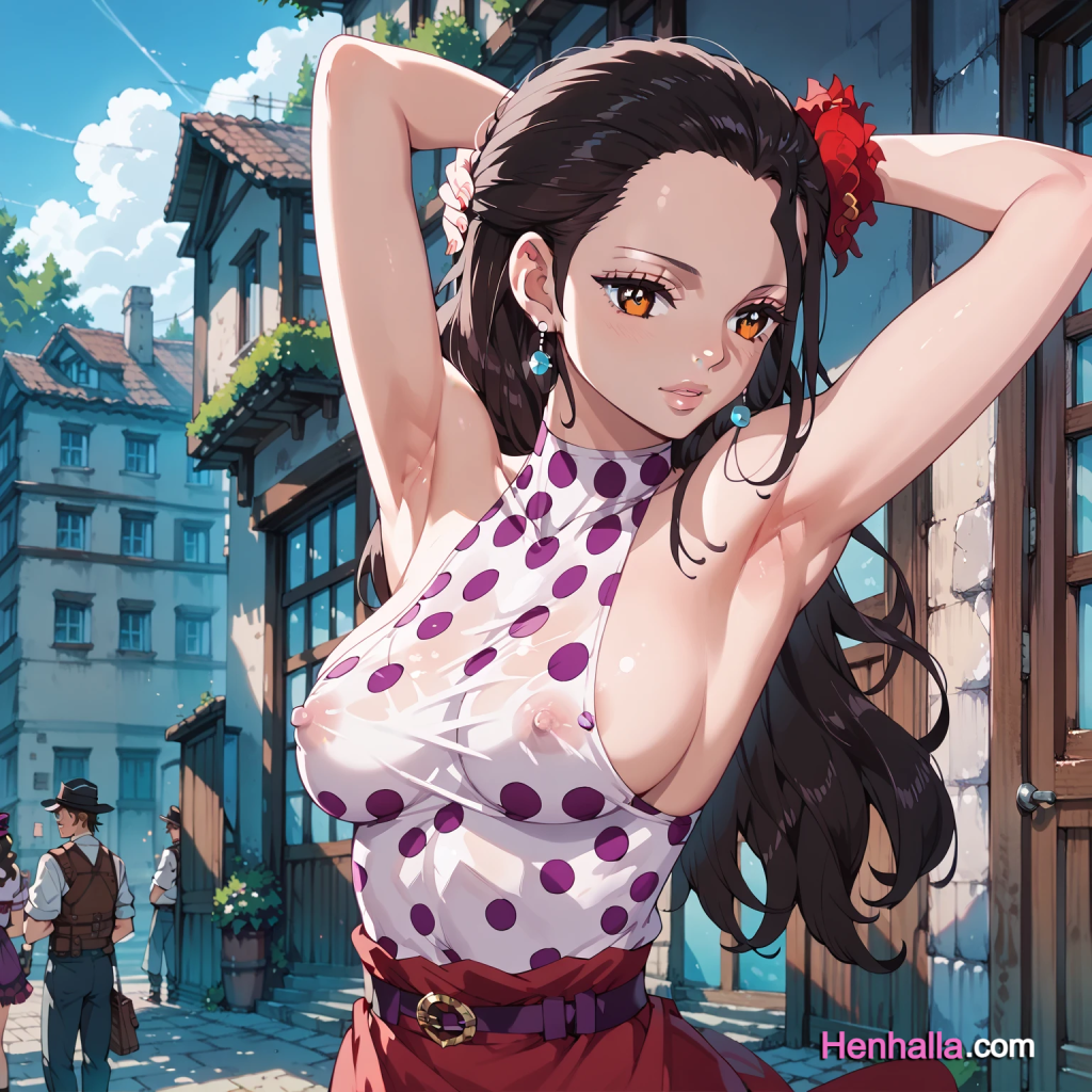 1girls ai_generated anime anime_girl big_breasts breasts dress henhalla.com hentai solo solo_female viola viola_(one_piece) young younger_female