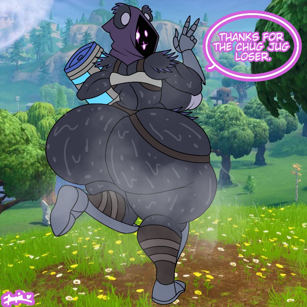 2025, ass, ass focus, bbw, big ass, big butt, bubble butt, butt focus, chug jug, doopie, doopkaboom (artist), epic games, female, fortnite, hoodie, looking at viewer, looking back, musk, musky, musky ass, musky butt, plump ass, plump butt, plump thighs, raven team leader, sweaty, sweaty ass, sweaty butt, text, text bubble, thick, thick ass, thick butt, thick thighs, wide ass, wide hips, wide thighs