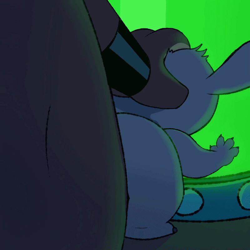 alien, animated, balls deep, big penis, bodily fluids, disney, duo, from behind, gantu, genital fluids, genitals, holding head, huge cock, ishitaka uwu, lilo and stitch, male, male penetrated, male penetrating, male penetrating male, male/male, non-human, penetration, penis, precum, sex, size difference, small penis, smaller male, stitch (lilo and stitch), toony