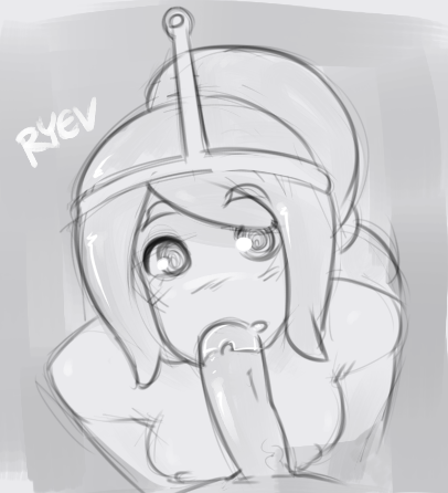 2girls, adventure time, breasts, dark ryev, erection, fellatio, female, futa on female, futanari, hair, intersex, long hair, looking at viewer, marceline, oral, penis, pov, princess bubblegum, ryev, solo focus