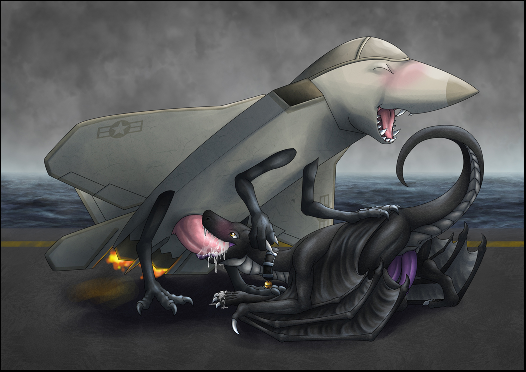 2015 aeromorph aircraft airplane anus blush cum dragon duo erection fellatio living_aircraft living_machine male mechanical oral original original_character penis sex valravnconcorde