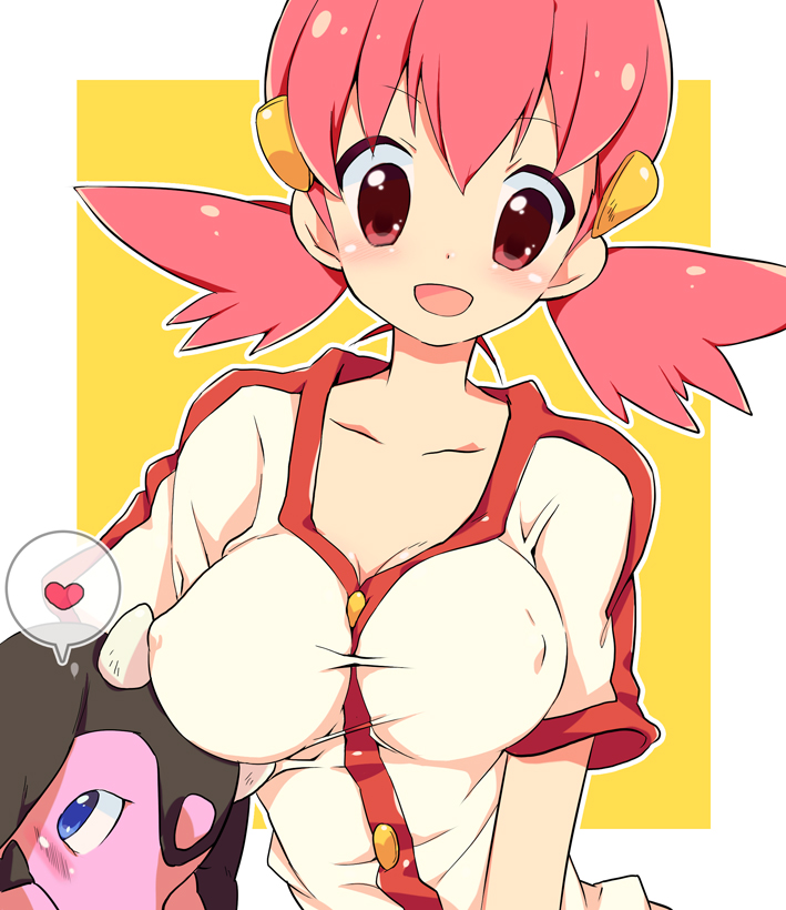 miltank nakamura_sandayo nintendo pink_hair pokemon tagme whitney_(pokemon)