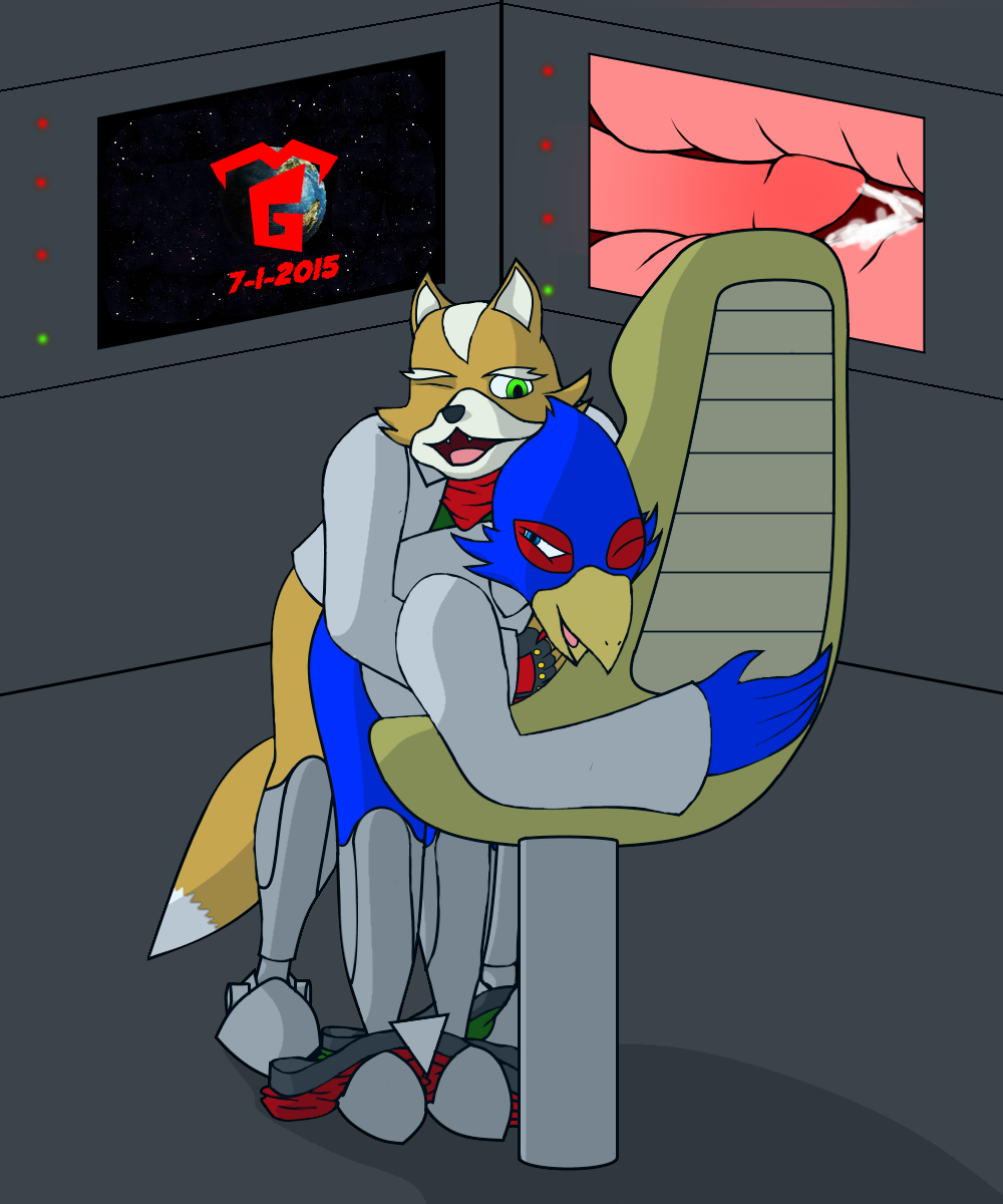 anal anal_sex avian bird canine clothing cum cum_in_ass cum_inside duo falco_lombardi falcon fox fox_mccloud gipbandit humanoid_penis internal male mammal nintendo one_eye_closed pants pants_around_ankles pants_down penetration penis sex star_fox video_games yaoi