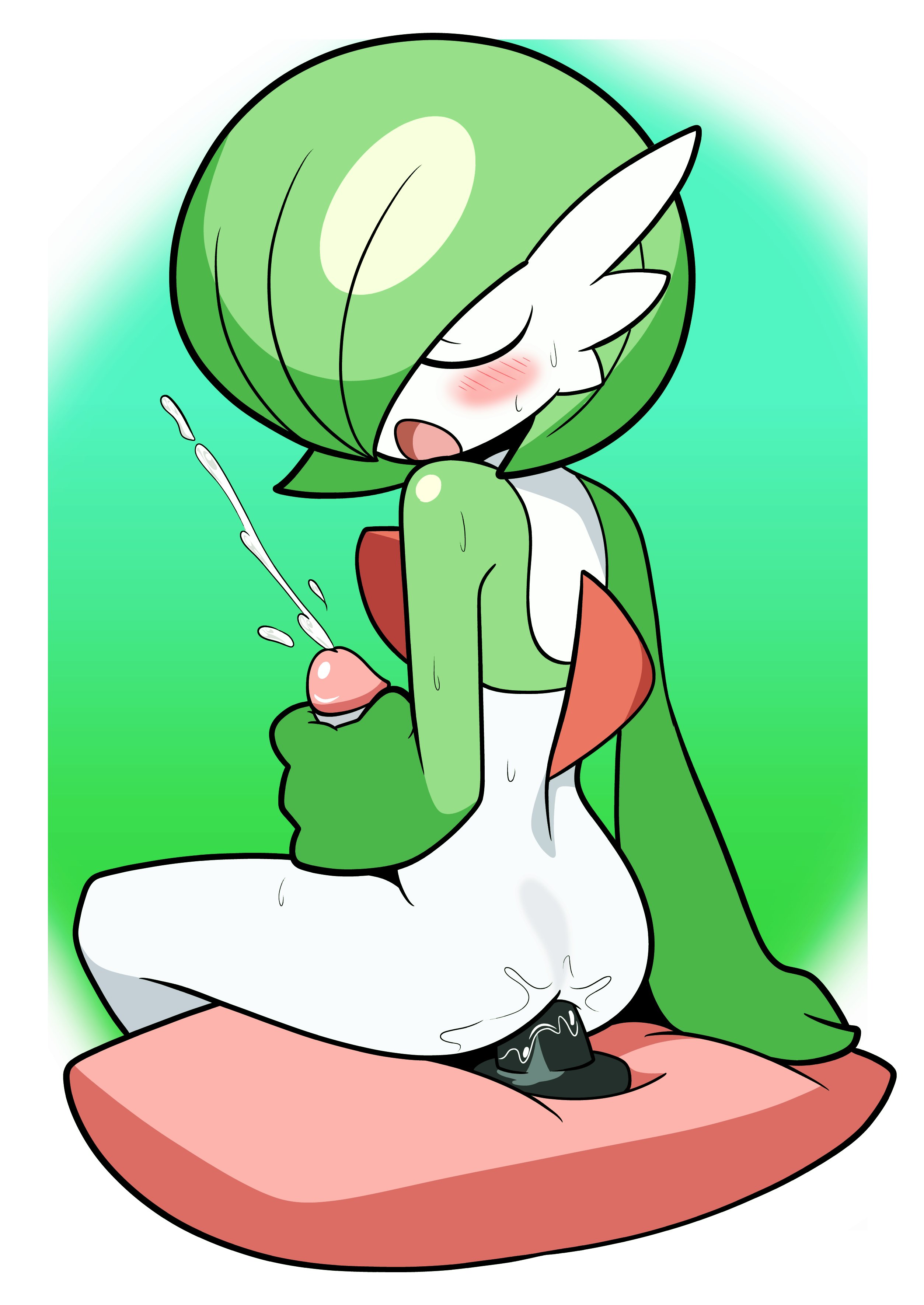 1boy, anal, cum, dildo in ass, ejaculation, furry funnychan, gardevoir, hung bottom, male, male gardevoir, male masturbation, male only, masturbation, penile masturbation, penis, pokemon, pokemon (species), tagme