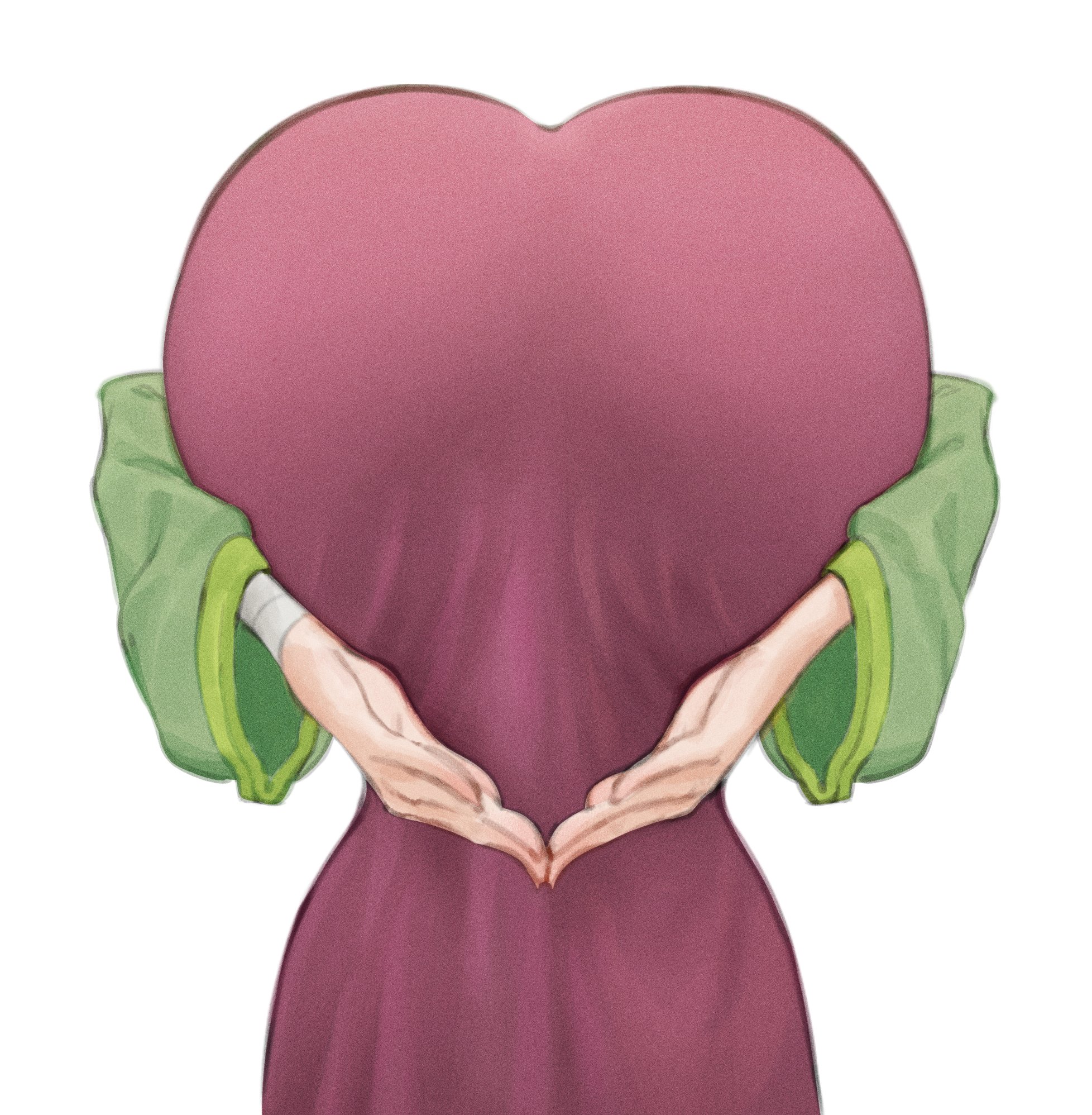 1girls, amen pose (meme), arm around leg, ass, ass focus, bent over, big ass, chinese clothes, clothing, female, female only, frontbend, green hanfu, gurumo, hanfu, highres, kusuriya no hitorigoto, maomao (kusuriya no hitorigoto), meme, praise da booty (meme), purple skirt, simple background, skirt, solo, white background