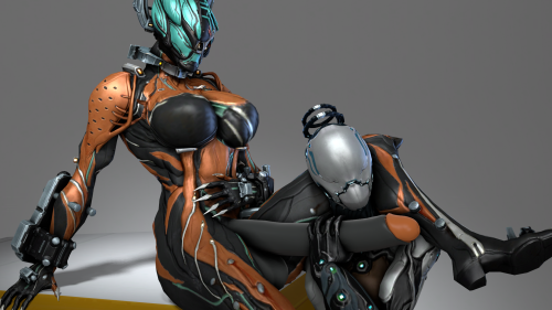 3d futanari huge_cock intersex long_penis nova_(warframe) penis valkyr_(warframe) warframe