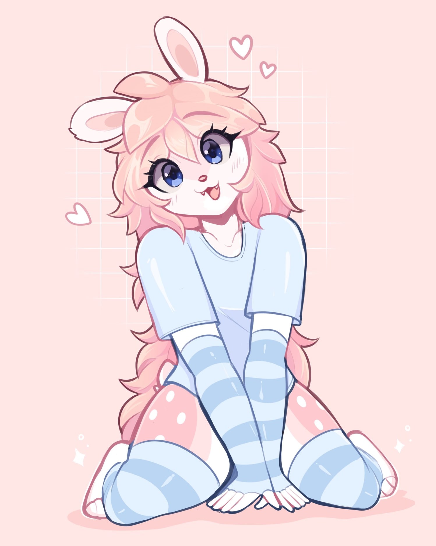1girls, bunny girl, clothing, female, mistysnugglebug, thighhighs, thighs