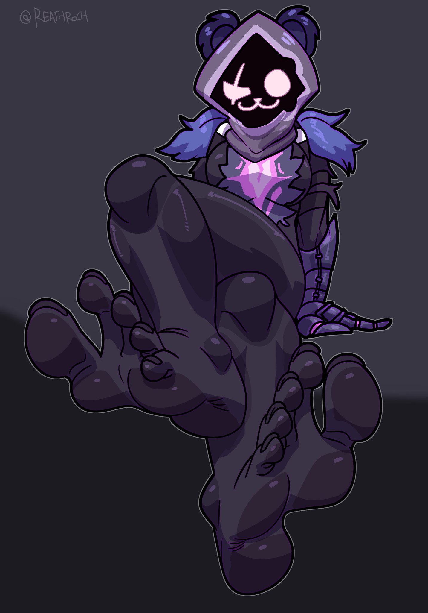 clothed, clothing, feet, feet focus, female, foot fetish, foot focus, raven team leader, reathroch