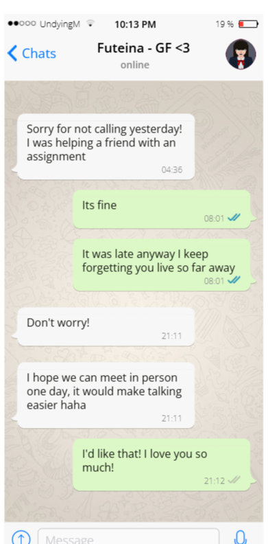 boyfriend-girlfriend golden_girl_(midnightundying) luke_johnson_(midnightundying) message messages midnightundying_(artist) part_of_a_series part_of_a_set whatsapp