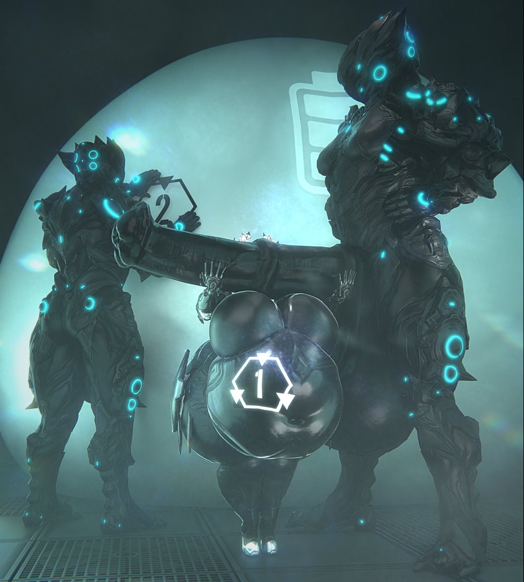 bbw, big breasts, big penis, breasts, cleavage, female, futanari, hildryn (warframe), huge breasts, huge cock, hyper futa, intersex, irona (qzk forte), khora (warframe), mag (warframe), overweight, penis, qzk forte, tagme, thick thighs, warframe, wide hips
