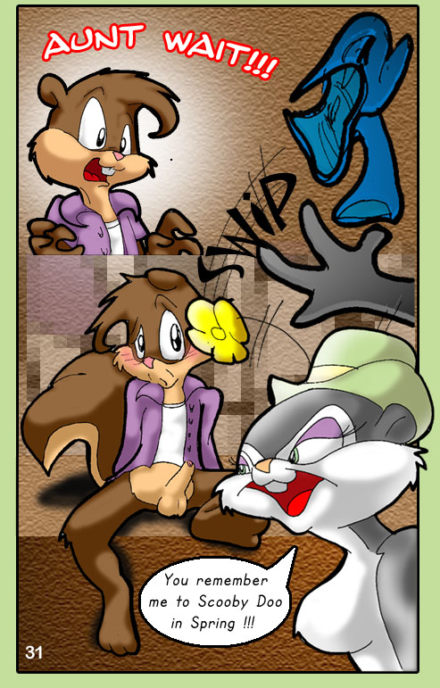 animaniacs anthro female fur leinad male mammal rodent skippy_squirrel slappy_squirrel squirrel tagme