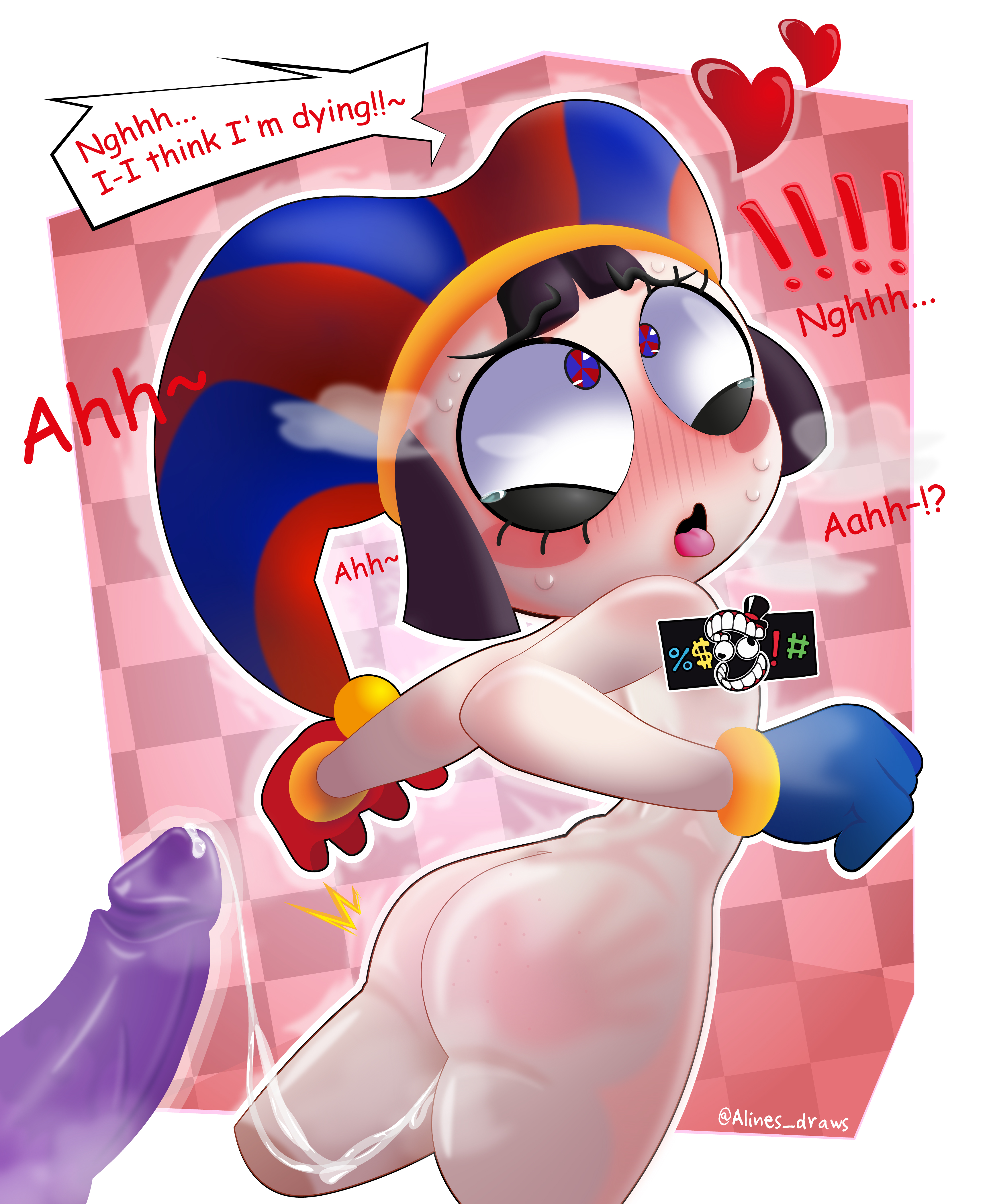 alines draws, anal sex, cum, cum in pussy, cum inside, dialogue, digital circus, female, glitch productions, jax (the amazing digital circus), pomni (the amazing digital circus), pussy, pussy ejaculation, straight, tagme, tagme (artist), the amazing digital circus