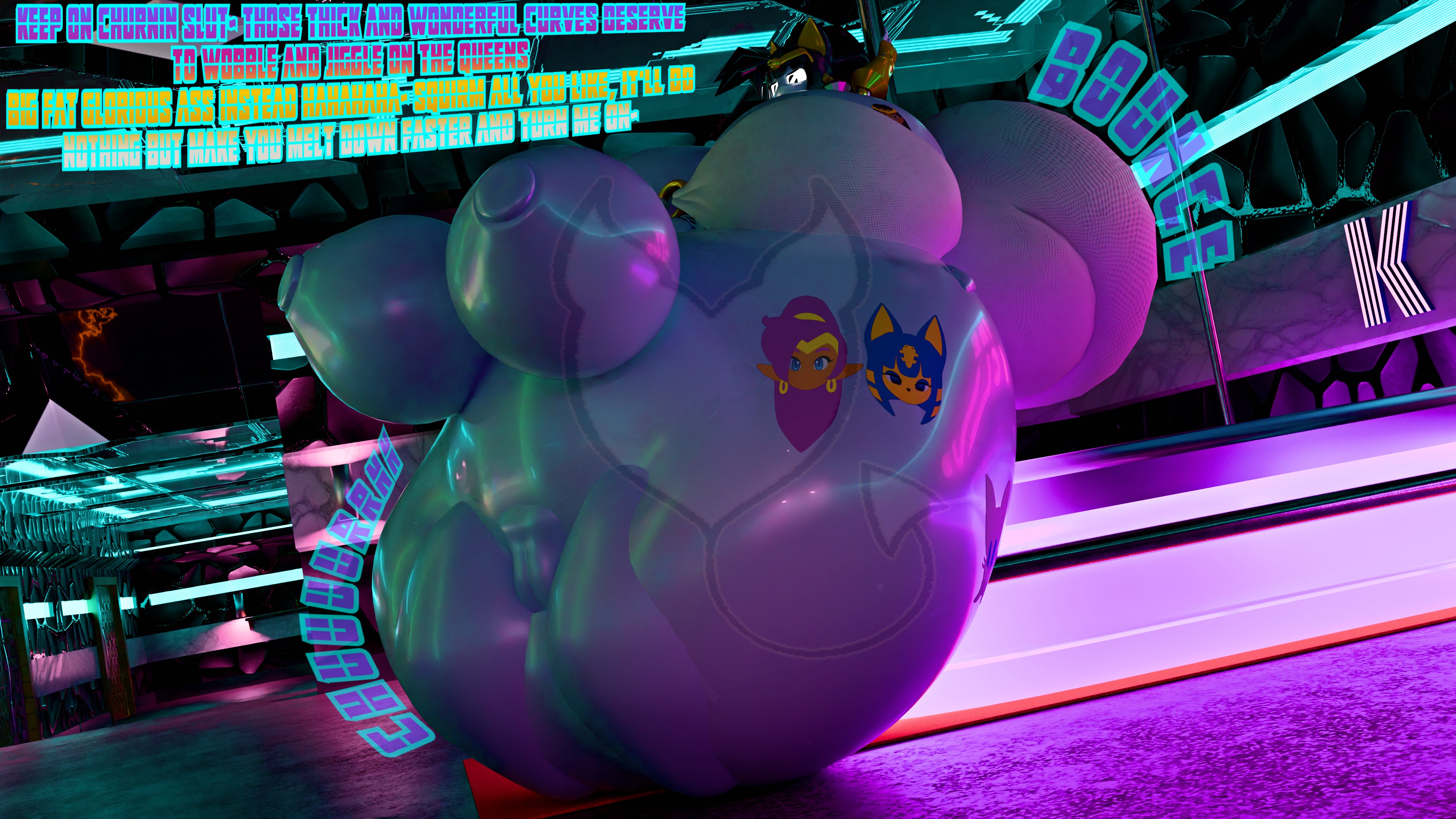 3d, 3d model, allthingsmassive, animal crossing, ankha, ankha (animal crossing), ass expansion, attribute theft, breast expansion, breast growth, breast growth (enlargement), breasts, dialog, dialogue, egyptian, egyptian clothes, egyptian female, fat, female, female pred, furry, genie, glamrockchatty, hyper, ishizu ishtar, jenny wakeman, mobian, mobian (species), mobian bat, my life as a teenage robot, pheromosa, pokemon, pokemon (species), princhurnin, robot, robot girl, robot humanoid, rouge the bat, sega, shantae, shantae (character), sonic (series), sonic adventure 2, sonic the hedgehog (series), tagme, tattooification, trait theft, ultra beast, unwilling prey, vore, vore belly, weight gain