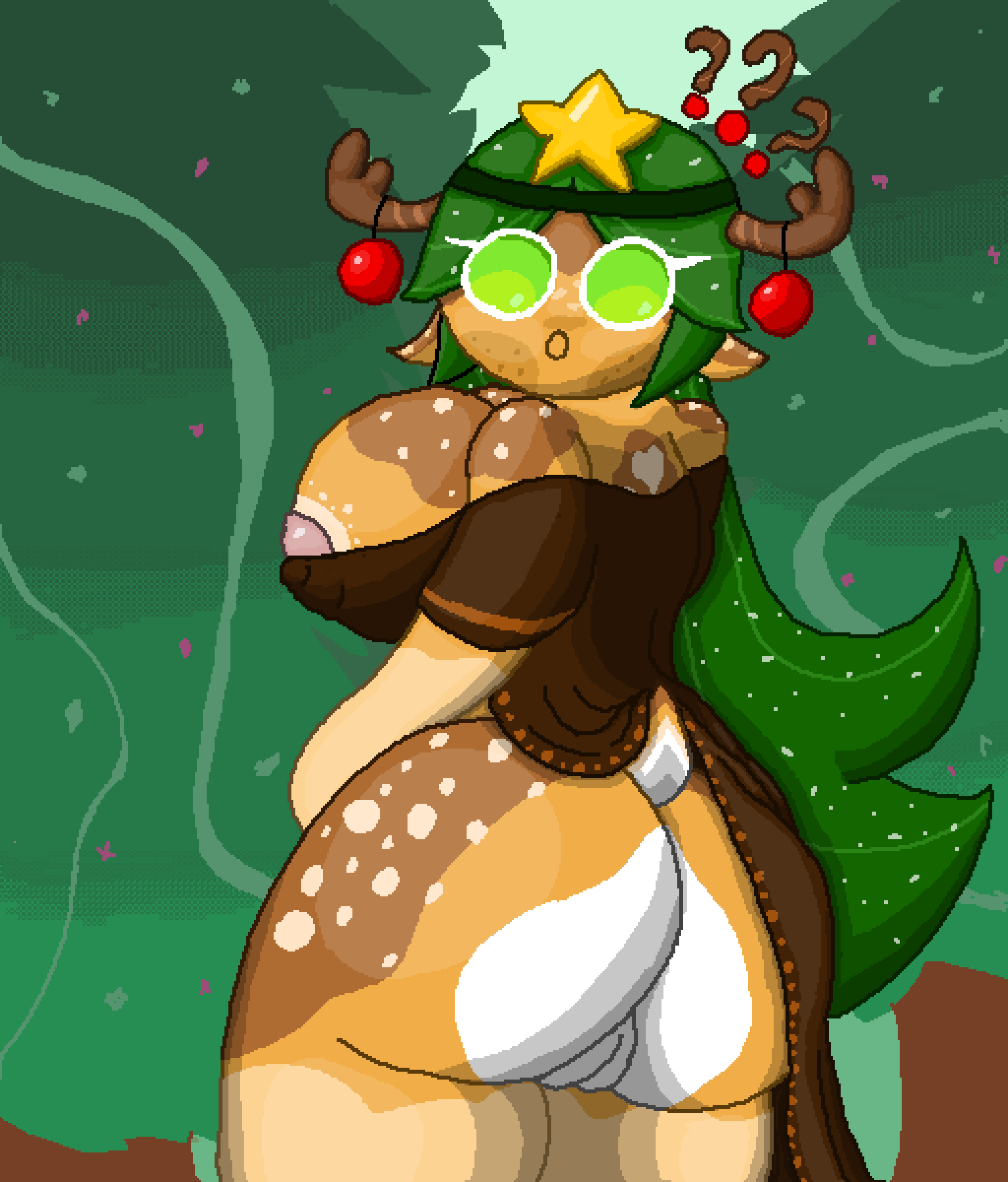 ass carol_cookie cookie_run furry gryboed pixel_art transformation