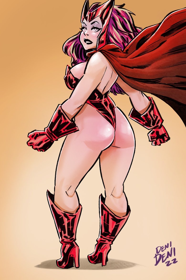 1girls avengers big_ass big_breasts breasts busty chest curvaceous curvy curvy_figure denidenikun digital_media_(artwork) female female_focus hero heroine hips hourglass_figure huge_ass huge_breasts large_ass large_breasts legs light-skinned_female light_skin marvel marvel_comics mature mature_female scarlet_witch slim_waist sorceress superhero superheroine thick thick_hips thick_legs thick_thighs thighs voluptuous waist wanda_maximoff wide_hips x-men