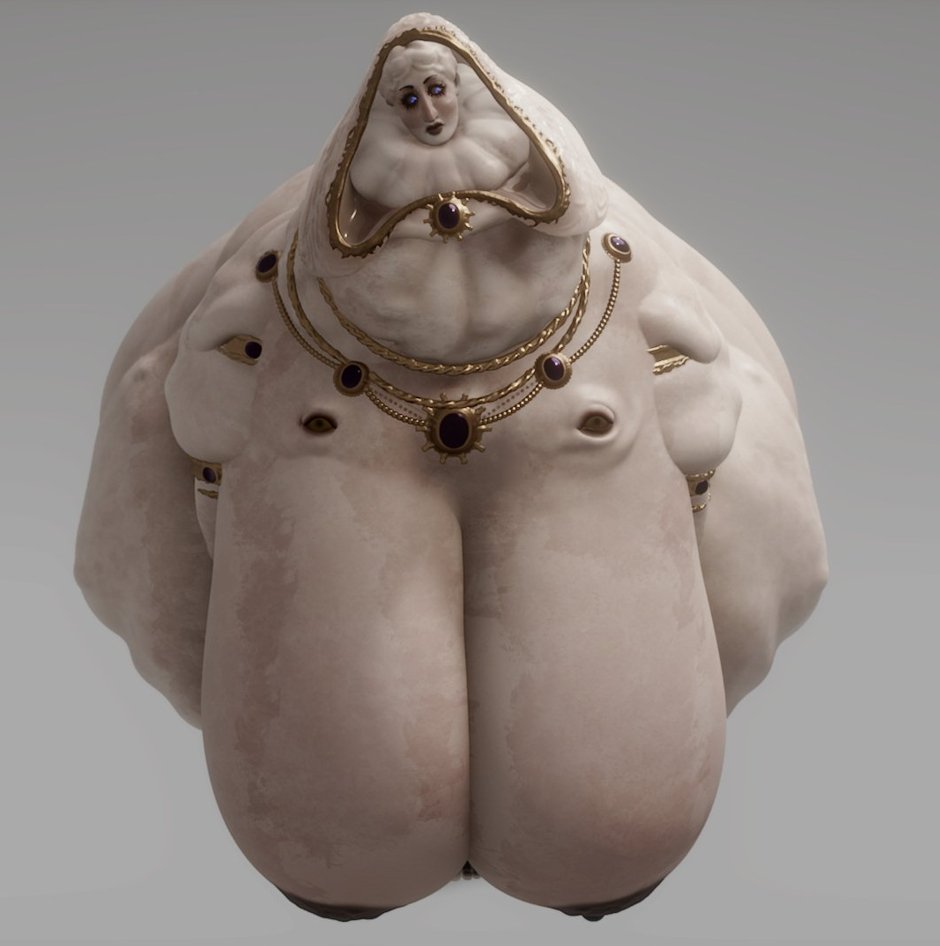 3d_margaret bbw bubble_butt dat_ass elden_ring fat female female_only fromsoftware godskin_noble huge_ass huge_belly huge_breasts morbidly_obese morbidly_obese_female obese obese_female pawg