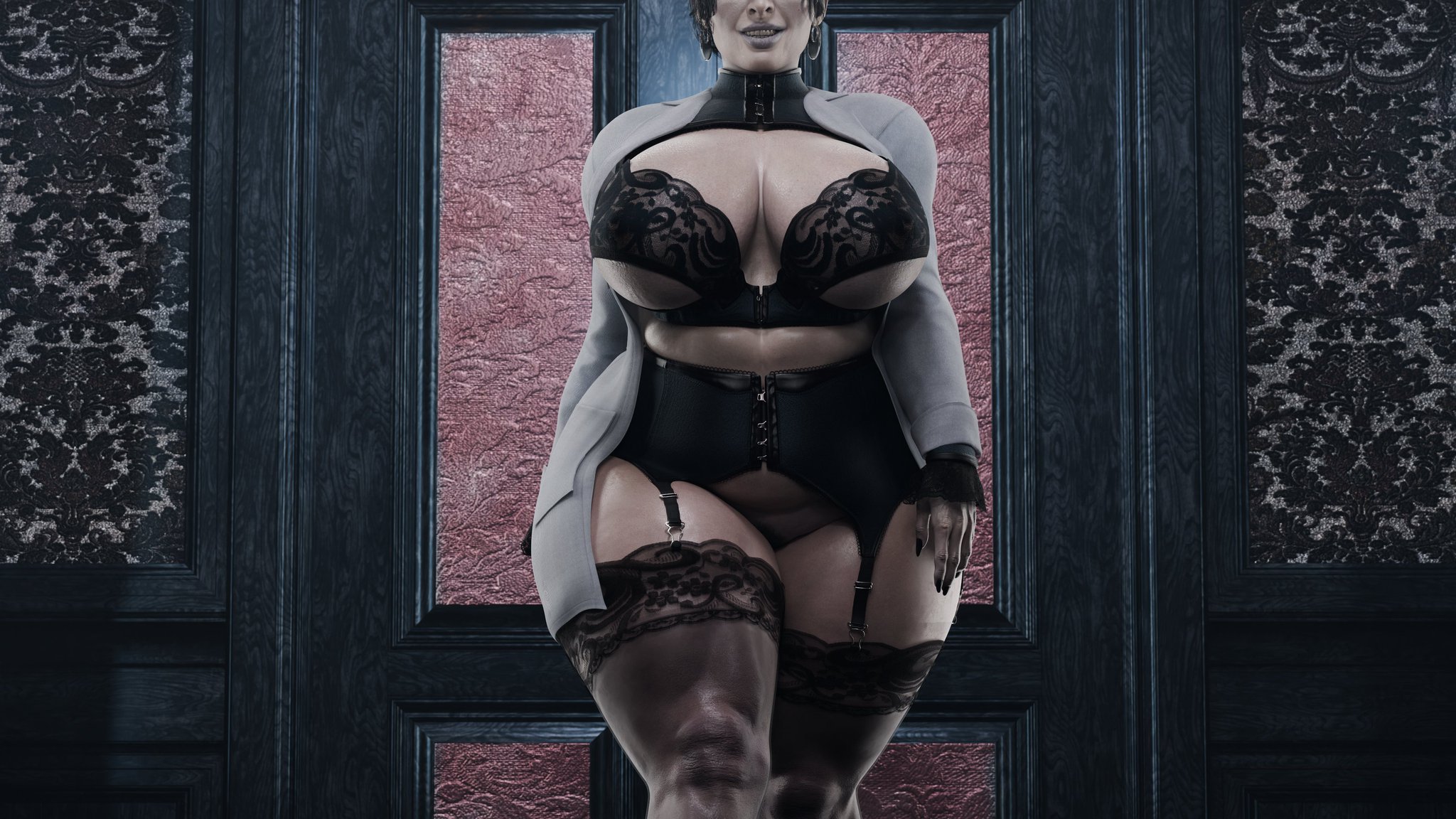 1girls, 3d, ass, bbw, big ass, big breasts, big thighs, bigger female, bottom heavy, breasts, bust, busty, capcom, chubby, chubby female, curvaceous, curvy, curvy figure, donna beneviento, enormous ass, enormous breasts, enormous thighs, fat ass, female, gigantic ass, gigantic breasts, gigantic thighs, hips, huge ass, huge breasts, huge thighs, hyper ass, hyper thighs, large ass, large breasts, large thighs, light skin, light-skinned female, massive ass, massive breasts, massive thighs, mature, mature female, pervertmuffinmajima, plump, plump ass, plump thighs, plus size, plus-size, resident evil, resident evil 8: village, thick, thick ass, thick hips, thick legs, thick thighs, thighs, top heavy, voluptuous, waist, wide ass, wide hips, wide thighs