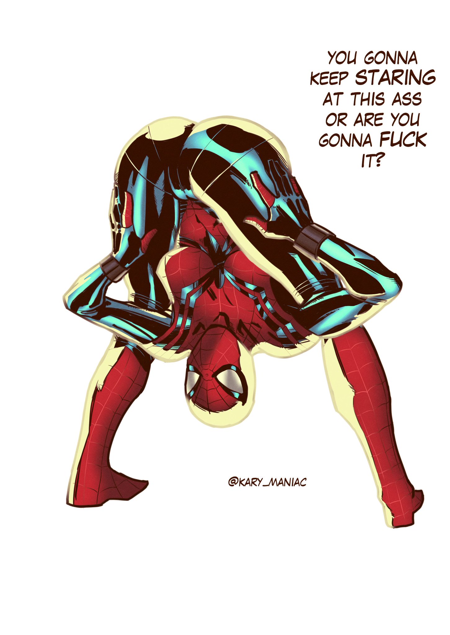 1girls, 2025, 2d, 2d artwork, ass, bent over, big ass, big breasts, breasts, curvaceous, curvy, curvy figure, digital media (artwork), female, flexible, fully clothed, hero, heroine, hips, hourglass figure, inviting, karymaniac, light skin, light-skinned female, marvel, marvel comics, mature, mature female, mayday parker, mc2, slim waist, spider-girl, spider-man (series), standing, superhero, superheroine, thick, thick hips, thick legs, thick thighs, thighs, voluptuous, waist, wide hips