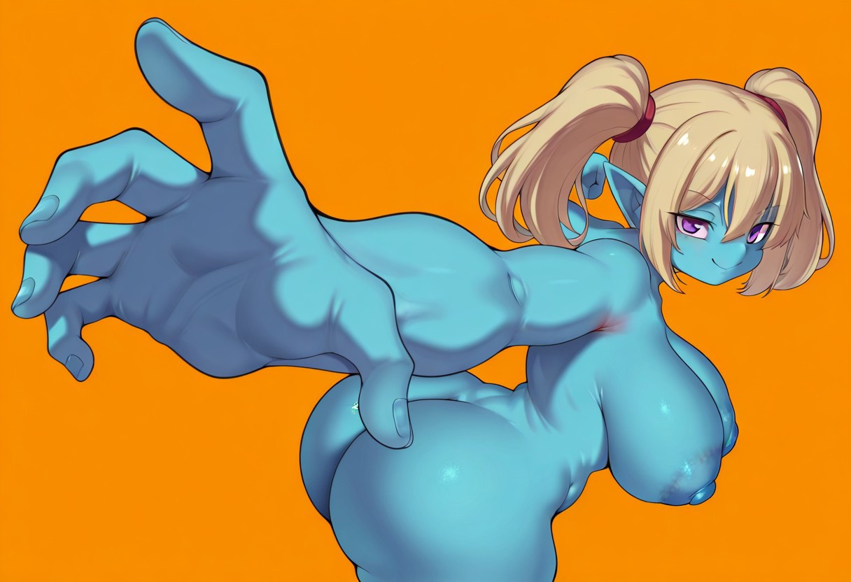 1girls, ai generated, alternate breast size, bigtub7775, breasts, dragon ball, dragon ball daima, female, female only, panzy (dragon ball daima), solo, tagme