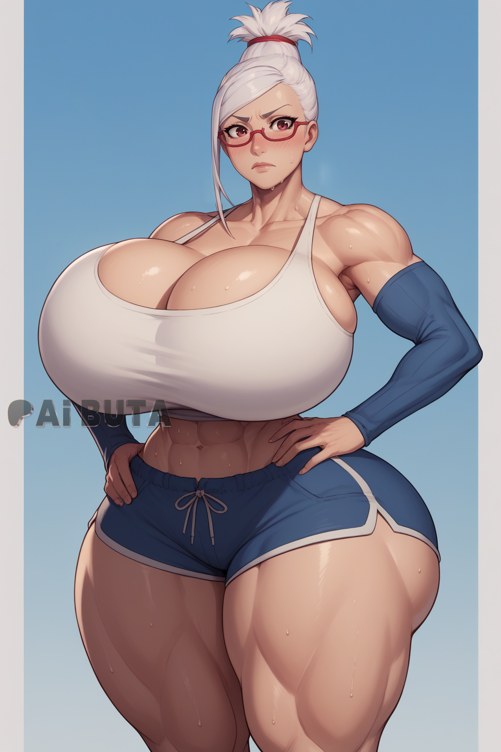 1girls abs ai_generated aibuta alternate_body_type alternate_breast_size alternate_costume athletic athletic_female ayase_seiko big_ass big_breasts big_butt bimbo_lips breasts breasts_bigger_than_head child_bearing_hips curvaceous curves curvy curvy_body curvy_female curvy_figure curvy_hips dandadan dolphin_shorts female female_only gigantic_ass gigantic_breasts hi_res high_resolution highres hips hips_wider_than_shoulders hourglass_figure huge_breasts hyper hyper_breasts massive_breasts massive_thighs muscular_female shiny_skin shorts skull_crushing_thighs solo solo_female solo_focus stable_diffusion thick_ass thick_thighs thighs voluptuous voluptuous_female white_hair wide_hips