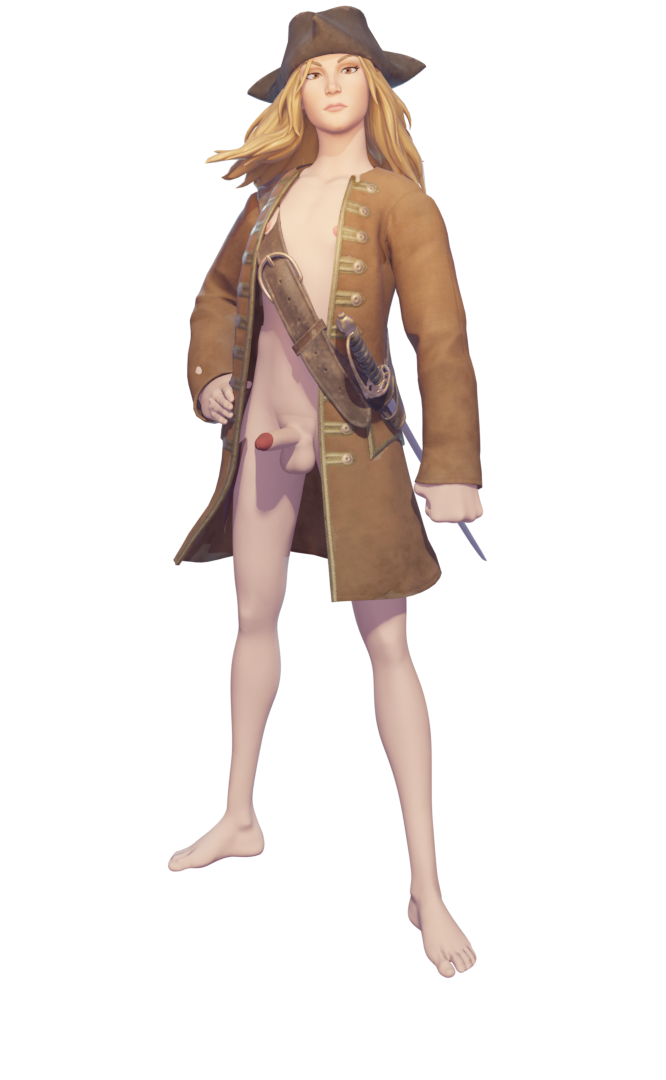 1futa 3d blonde_hair breasts brown_eyes disney elizabeth_swann flat_chest fortnite futa_on_female futa_only futanari human human_only jacket malakisuglypotato_(artlist) pirate pirate_hat pirates_of_the_caribbean posing sword transparent_background white_skin