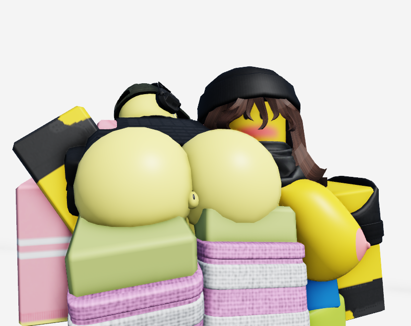 1boy1girl 3d aged_up artist_request dummies_vs_noobs female_on_femboy female_on_top femboy femboysub gaia_(dummies_vs_noobs) noob roblox roblox_game robloxian source_request tagme