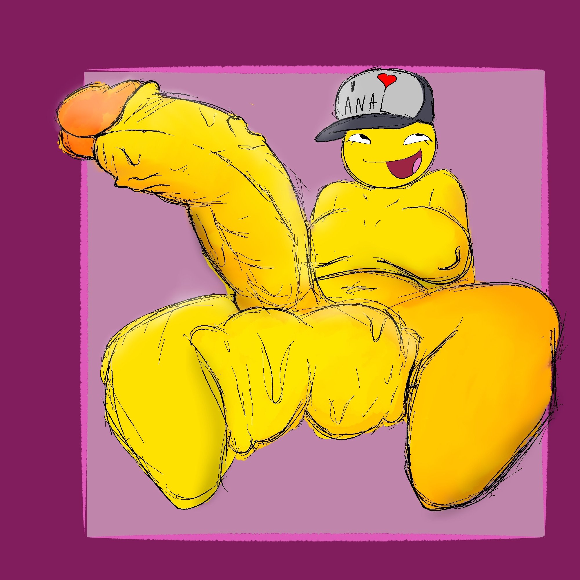 1futa, awesome face, balls, big breasts, breasts, cap, colored sketch, completely nude, epic face, erection, female, futanari, galcoweringinacupoard, huge penis, hyper, intersex, male, nude, penis, roblox, roblox23074, robloxian, sketch, smile, spread legs, tagme, thighs, yellow skin