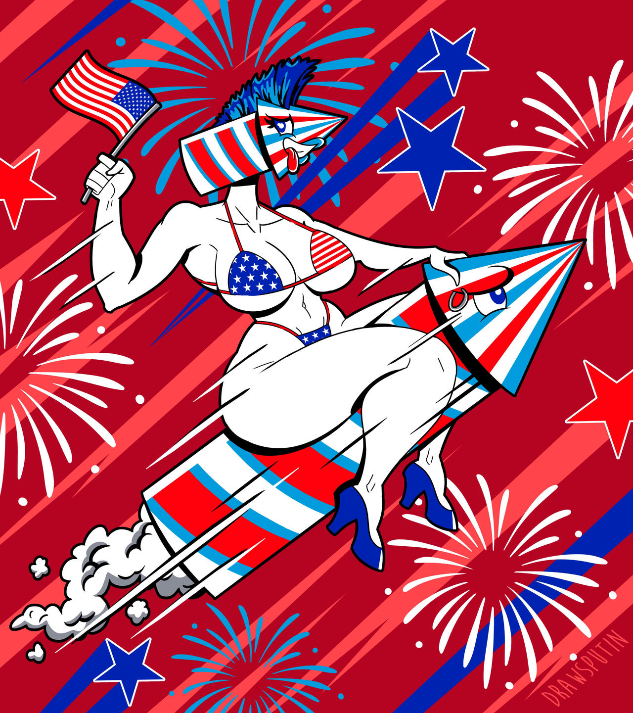 1girls 4th_of_july big_ass big_breasts breasts bust busty chest curvaceous curvy curvy_figure digital_media_(artwork) female hips hourglass_figure huge_ass huge_breasts large_ass large_breasts legs mature mature_female slim_waist thick thick_hips thick_legs thick_thighs thighs voluptuous waist white-skinned_female white_body white_skin wide_hips