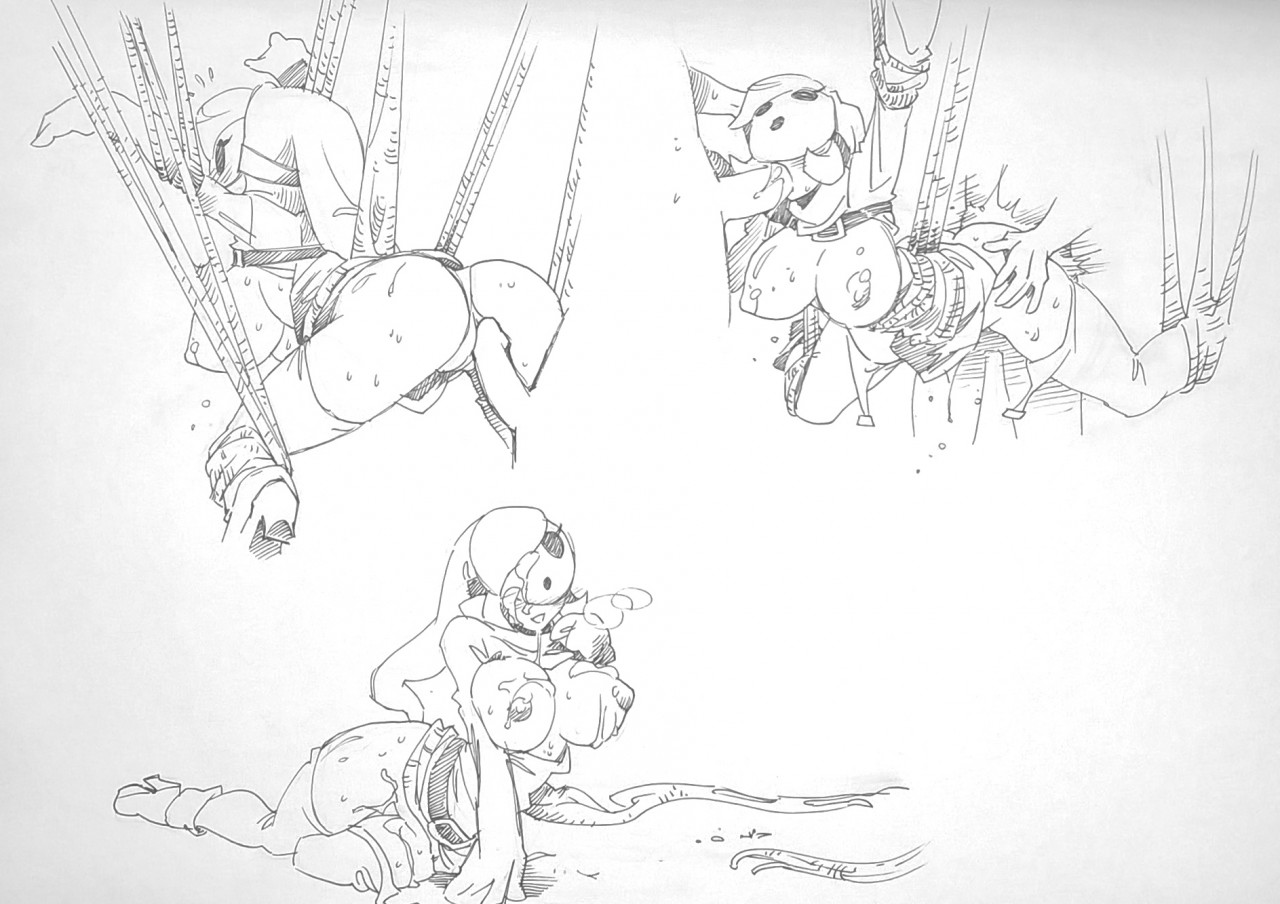 blush, breasts, cum, female, high heel boots, mario (series), mask, nintendo, nipples, rope, rule 63, sex, shy gal, thighhighs, twistedterra