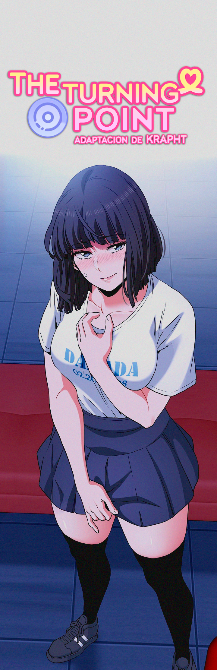 big_breasts black_hair blue_eyes darae manhwa the_turning_point