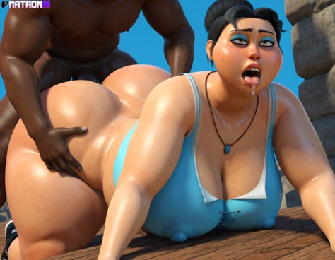 3d ahe_gao ai_generated ambiguous_penetration artist_request backshots bbw chubby_female cleavage dark-skinned_male doggy_style dreamworks drooling from_behind hands_on_hips huge_ass huge_breasts latina matronai_(artist) muscular_male netflix nipples_visible_through_clothing open_mouth puss_in_boots_(dreamworks) señora_zapata sex shrek_(series) the_adventures_of_puss_in_boots thick_thighs tongue_out wide_hips