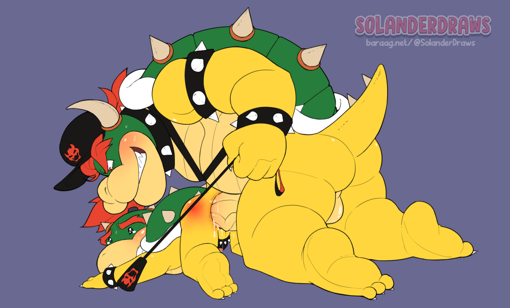 2boys age_difference anal anal_insertion anal_penetration anal_sex anthro anthro_on_anthro artist_name ass balls big_penis black_hat blush bowser bowser_jr. bowser_logo bracelet butt cap collar crying crying_with_eyes_open dad_fucking_son duo feet gay genitals green_skin hair hat horns incest leash leash_pull male male_only male_ryona mario_(series) muscles muscular muscular_anthro muscular_male nintendo nude nude_male orange_hair penis penis_in_ass pulling_leash questionable_consent rape red_hair reptile sex size_difference small_penis solanderdraws spiked_bracelet spiked_collar spiked_shell spikes spikes_(anatomy) super_mario_bros. tail tear tears testicles url vein veins veins_on_dick yellow_body yellow_skin young younger_male