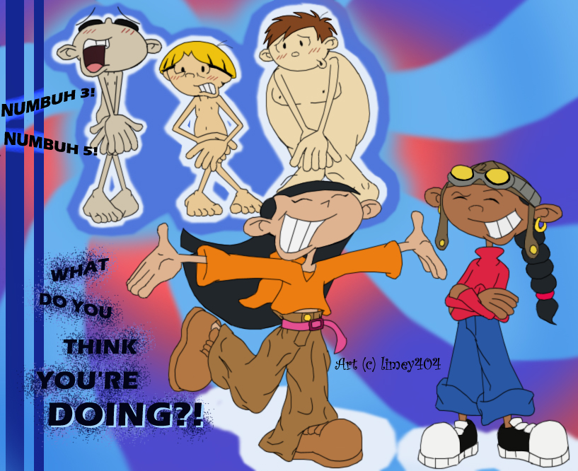 abigail_lincoln cartoon_network codename:_kids_next_door hoagie_gilligan kuki_sanban limey404 nigel_uno numbuh_1 numbuh_2 numbuh_3 numbuh_4 numbuh_5 straight_hair wallabee_beetles