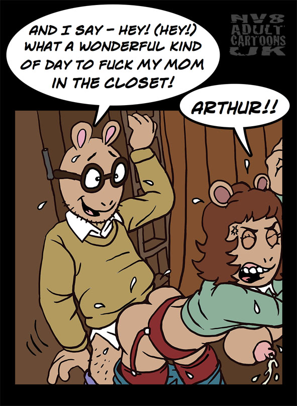 2008 aardvark anthro arthur_(series) arthur_read garter_straps incest jane_read lactation legwear milf mother mother_and_son nev tagme