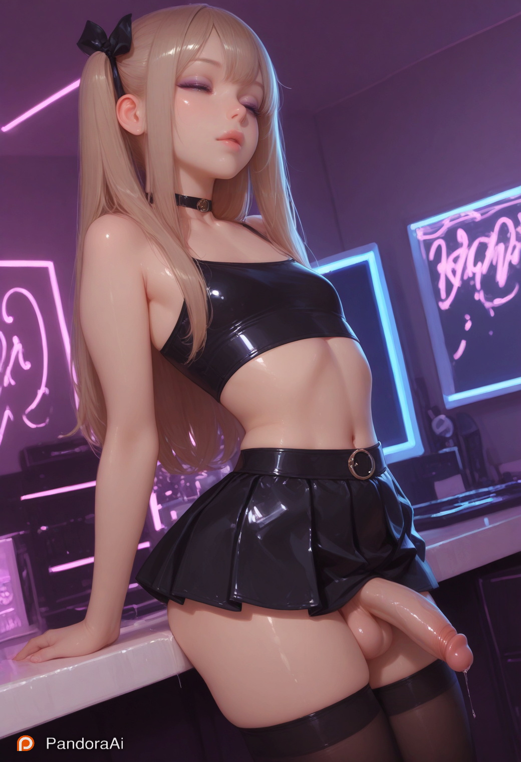 1boy, 1femboy, ai generated, artist name, artist upload, balls, bed, bedroom, big hips, big thighs, blonde hair, boy, breasts, choker, club, cock, cock worship, collar, cum, cumming, cute, cute expression, cute eyes, cute face, cute male, dripping, dripping precum, erotic, femboy, femboy focus, femboy only, fishnet legwear, flat chest, flat chested, half-dressed, half-erect, handsfree ejaculation, hi res, hips, huge hips, huge testicles, latex suit, leaking, leaking precum, lips, lipstick, makeup, male, male only, more at source, neon lights, no panties, orgasm, orgasm face, pale, pale body, pale skin, pale-skinned femboy, pale-skinned male, pandora, panties, patreon, penis, posing, precum, precum string, presenting, presenting penis, pretty boy, puffy lips, seductive, seductive eyes, seductive gaze, seductive look, seductive pose, sexy body, sexy clothing, sexy pose, skinny, skinny male, skinny waist, skirt, small breasts, smooth balls, smooth penis, smooth skin, solo, solo focus, standing, stockings, straight hair, t-shirt, tagme, testicles, thick hips, thick thighs, tiny penis, tiny waist, trap