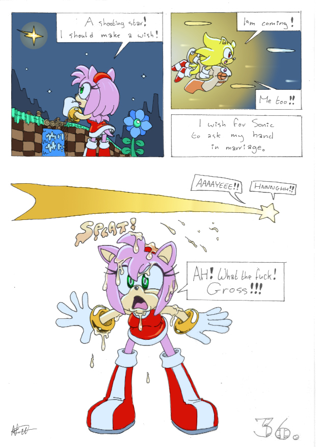 amy_rose cream_the_rabbit cum cum_on_face dorigreen hedgehog lagomorph mammal rabbit sonic_(series) sonic_the_hedgehog super_sonic what