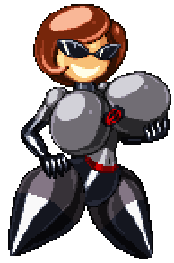 ass black_bottomwear breasts casetermk crossover elastigirl helen_parr huge_ass huge_breasts knick_knack narrow_waist pixar red_topwear smile sunglasses sunnification sunny_miami super_suit superhero the_incredibles thighs transformation