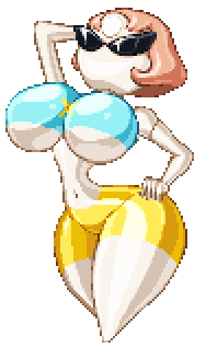 alpha_channel big_breasts bikini bimbo breasts casetermk doll female huge_ass huge_breasts knick_knack pearl_(steven_universe) pixel_art smile steven_universe sticker_template sunglasses sunnification tagme thick_thighs thin_waist transparent_background wide_hips