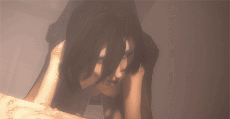 3d, all fours, animated, bed, bent over, bioshock, bioshock infinite, black hair, bouncing breasts, breasts, canine, doggy style, elizabeth comstock, female, nude, sex, source filmmaker, straight, studiofow, zoophilia