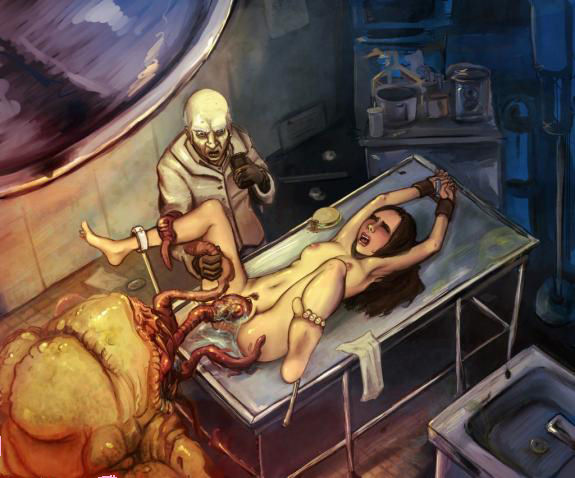 arm bondage breasts female human male mammal monster nipples nude pussy uncensored