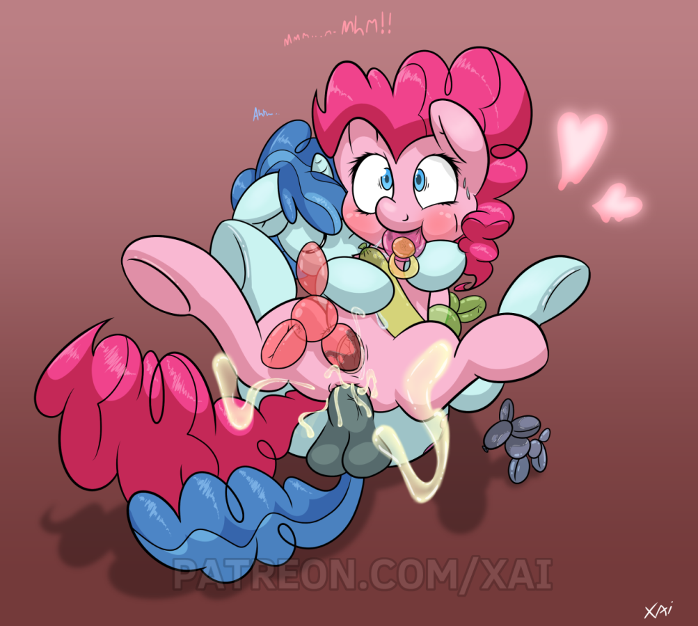 2015 anal anal_sex balloon balls blue_hair blush cum cum_in_ass cum_inside duo equine female friendship_is_magic furry furry_only hair heart horn horse insertion male mammal my_little_pony non-anthro party_favor_(mlp) penetration penis pink_hair pinkie_pie pony pussy sex spread_legs spreading straight unicorn vaginal_insertion vaginal_penetration xaipony_(artist)