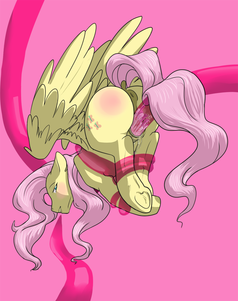 anus ass ass_up binded bondage bound butt_in_the_air equine female feral fluttershy_(mlp) friendship_is_magic fur horse long_tail mammal my_little_pony pegasus penetration pony pussy sex suspension tentacle tentacle_sex twilicious vaginal_penetration wing_boner wings yellow_fur