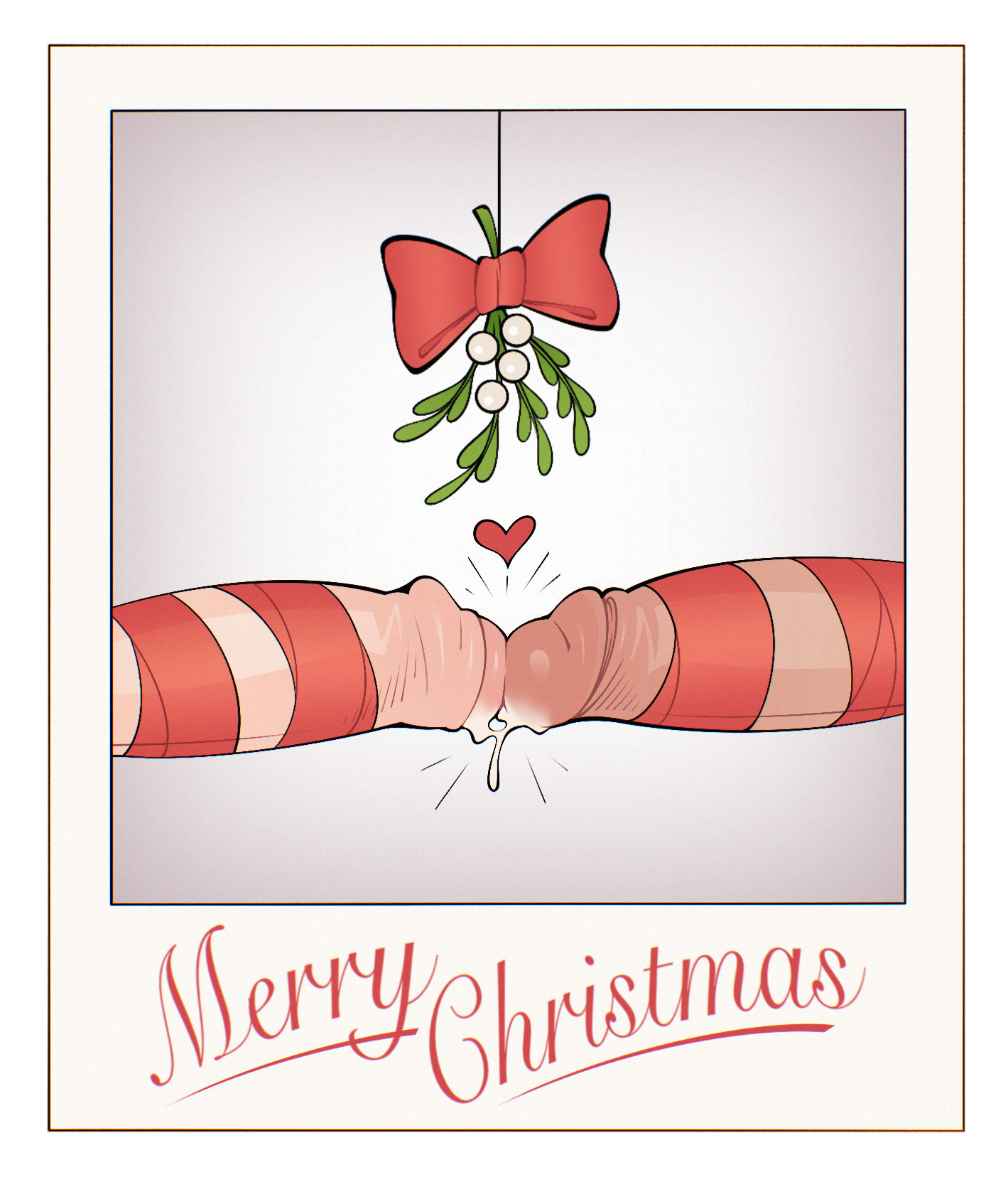 2024, 2boys, bro aniki, christmas, male only, no visible face, penis, penises touching, yaoi