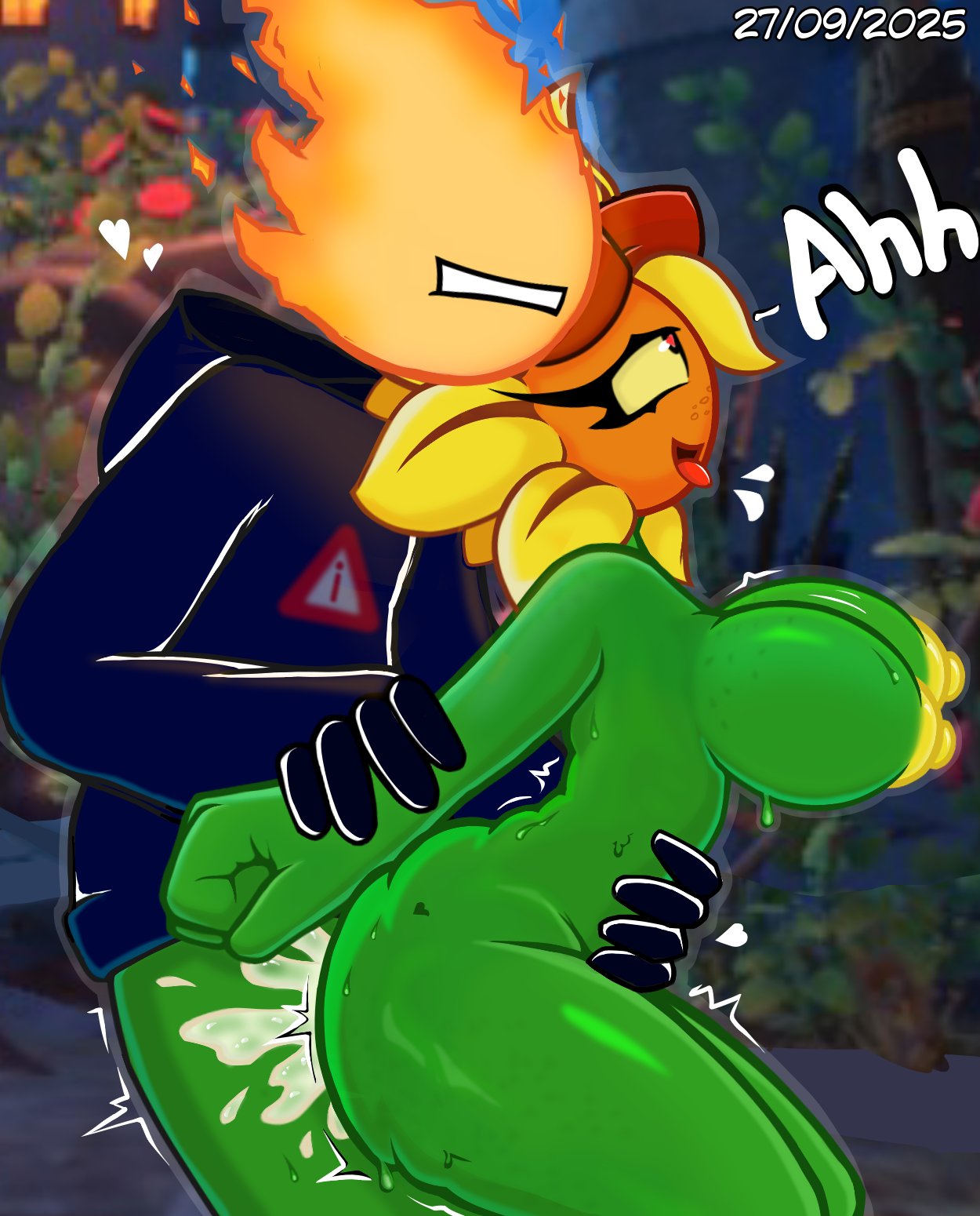 1girls, anthro, anthrofied, ass, breasts, female, flora fauna, plant, plant girl, plant humanoid, plantie, plants vs zombies, plants vs. zombies, popcap games, pussy, sex, sfexceed (artist), solar flare (pvz), sunflower (pvz)